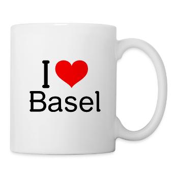 J'aime Bâle - J'aime Bâle - Mug blanc - blanc - Droite