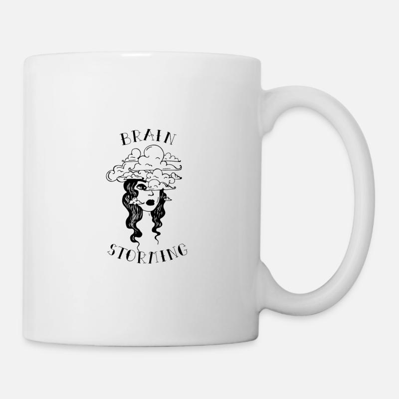 BRAIN STORMING - Mug blanc - blanc