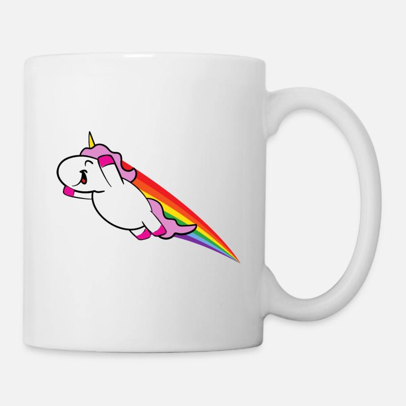 LGBT Einhorn - Tasse - Weiß