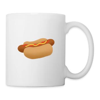 Hotdog - Tasse - Weiß - Rechts