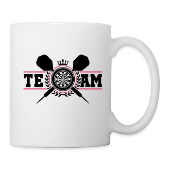 darts fléchettes fléchettes de fléchettes équipe - Mug blanc - blanc - Droite