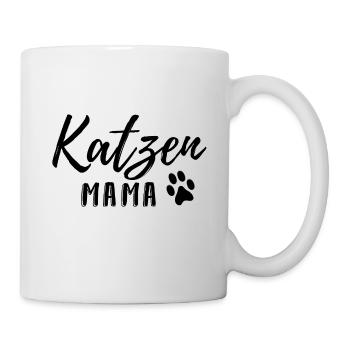 Katzen Mama - Tasse - Weiß - Rechts