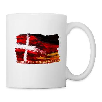 dansk tysk venskab - Deutsch dänische Freundschaft - Tasse - Weiß - Rechts