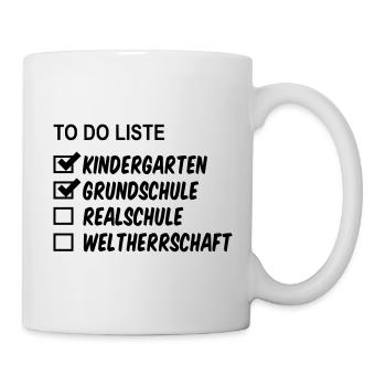 Secondary school transfers students school year beginning - Mug - white - Right