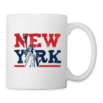 La ville de New York - Mug blanc - blanc - Droite