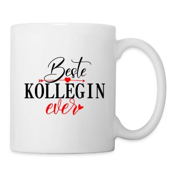 Beste Kollegin Ever - Tasse - Weiß - Rechts