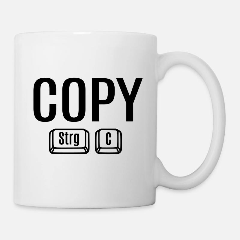 Vater Mutter Kind Kopie Zwillinge Geschenkidee Fun - Tasse - Weiß