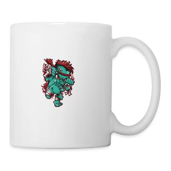 Muay Thai Monster Thai Boxing Gifts Thai Fighters - Mug blanc - blanc - Droite