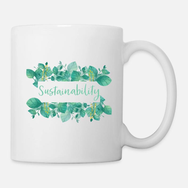 Sustainability - Mug blanc - blanc