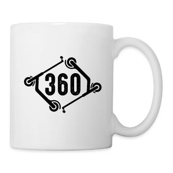 360 Cascadeurs de scooters stunt - Mug blanc - blanc - Droite