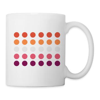 lesbian circles - Mug - white - Right