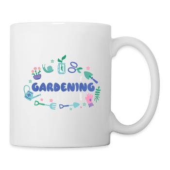 Garden gardener gardening - Mug - white - Right