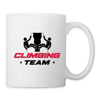 Bergsteiger Klettern - Tasse - Weiß - Rechts