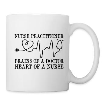 Nurse Practitioner - Tasse - Weiß - Rechts
