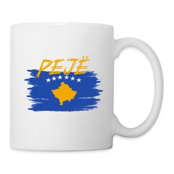 Peje 03 Peja Albanien Kosovo Geschenk Design - Tasse - Weiß - Rechts