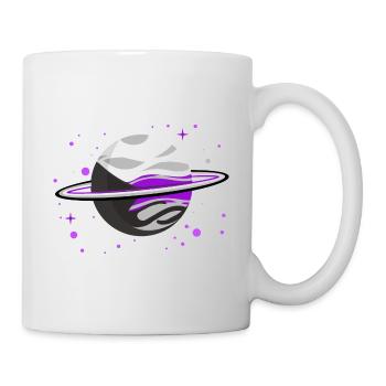 Demisexual Space Planet Demisexual Pride - Mug blanc - blanc - Droite
