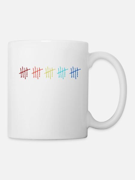 25. geburtstag jubiläum 25 jahre fünfundzwanzig - Tasse - Weiß