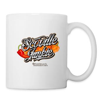 Chili Design Scoville Junkie - Tasse - Weiß - Rechts