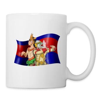 Cambodge Reamker Danse Khmer Apsara I Cadeau - Mug blanc - blanc - Droite