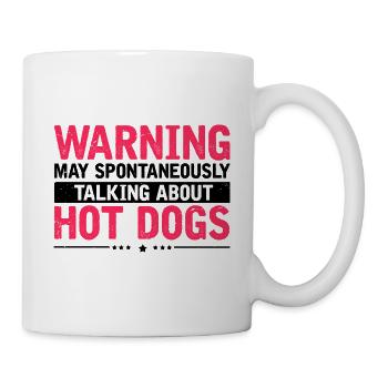 Day and Night Hot Dog Food Gift FastFood - Mug - white - Right