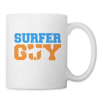 Surfer Guy Like A Normal Guy But Cooler Present - Tasse - Weiß - Rechts