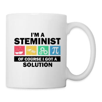 Steminist Science Design for Women Science - Mug - white - Right
