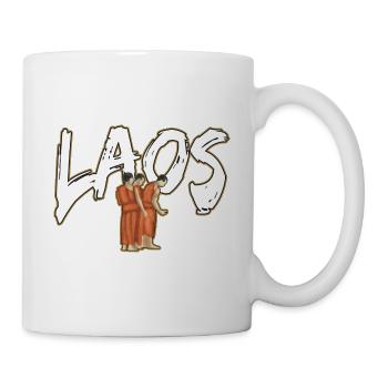 Laos Laote Laotiens Prient Moine Bouddhiste I Cadeau - Mug blanc - blanc - Droite