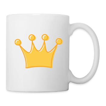 Couronne - Mug blanc - blanc - Droite