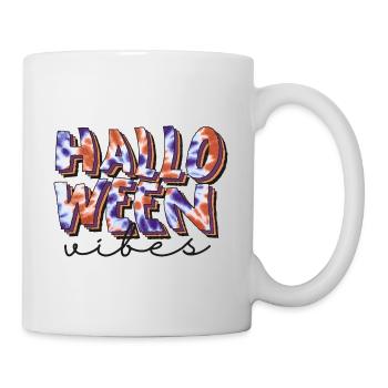 Horror Zauberei Magie Halloween T-Shirt Geschenk - Tasse - Weiß - Rechts