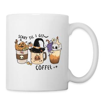 Horror Zauberei Magie Halloween T-Shirt Geschenk - Tasse - Weiß - Rechts