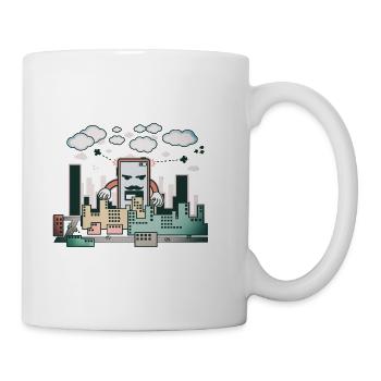 Rise_of_the_phablets - Tasse - Weiß - Rechts