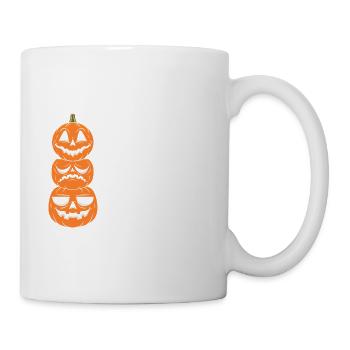 It's Never Too Late For Halloween Funny Pumpkin - Mug - white - Right