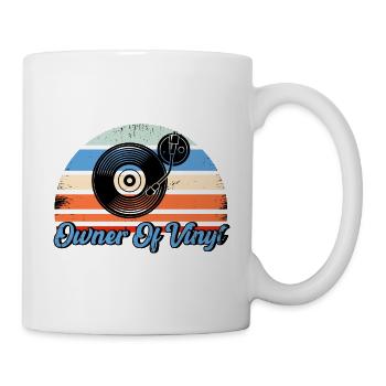 Vinyl Record Collection Record Gift - Mug - white - Right