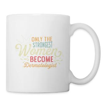 Only strongest women doctor gift - Mug - white - Right