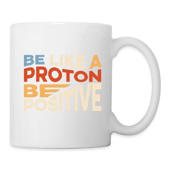 Soyez comme un poison de microbiologiste proton - Mug blanc - blanc - Droite