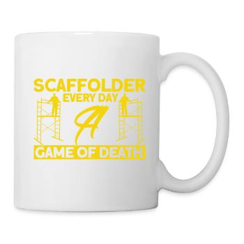 Échafaudage Échafaudage Échafaudage Échafaudage Constructeur Cadeau - Mug blanc - blanc - Droite