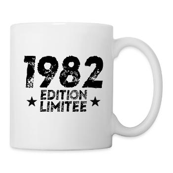 Vintage 1982 Limited Edition Cadeau D'anniversaire - Mug blanc - blanc - Droite
