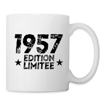 1957 Limited Edition Cadeau D'anniversaire !! - Mug blanc - blanc - Droite