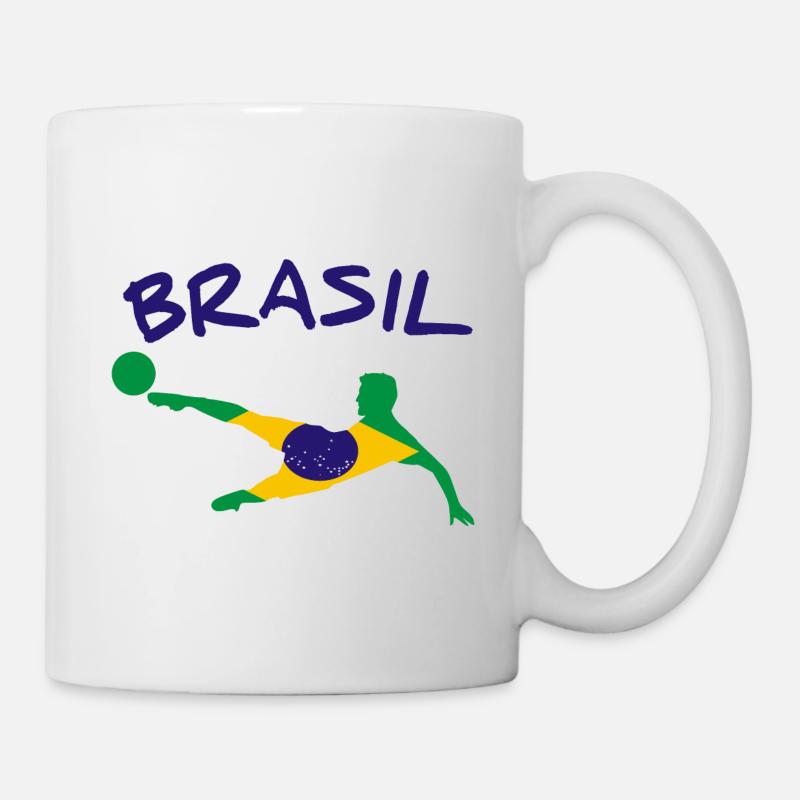 Brésil Football 2022 - Mug blanc - blanc