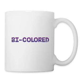 Bi Colored Bisexual LGBTQ Bi Pride LGBT Sayings - Tasse - Weiß - Rechts