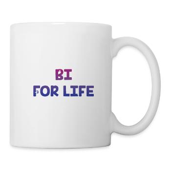 Bi for Life Bisexual LGBTQ Bi Pride LGBT Gay - Mug - white - Right