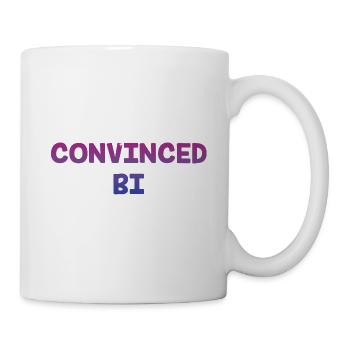 Convinced Bi Bisexual LGBTQ Bi Pride LGBT Pride - Mug - white - Right
