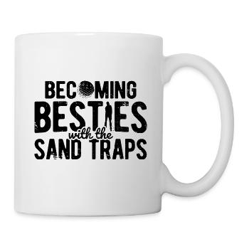 Golfplatz zum Golfen Golf - Tasse - Weiß - Rechts