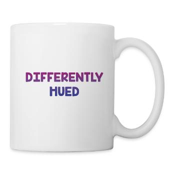 Différemment teinte Bisexuelle LGBTQ Bi Pride - Mug blanc - blanc - Droite