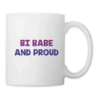 Bi Babe and Proud Bisexual Girlfriend Bi Pride - Mug - white - Right