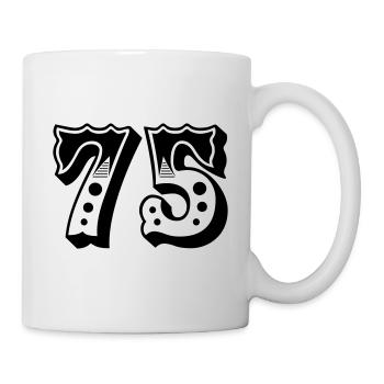 75 - Number - Number - Mug - white - Right