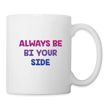 Soyez toujours bi de votre côté Couples bisexuels Bi Fierté - Mug blanc - blanc - Droite