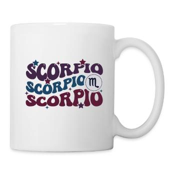 Scorpio Zodiac Sign Birthday - Mug - white - Right