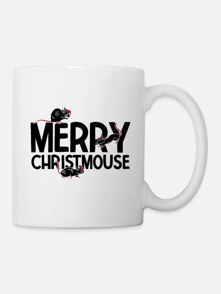 Nagetier Maus Ratte - Tasse - Weiß