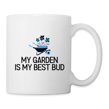Landschaftsgärtner Hobbygärtner Gärtner - Tasse - Weiß - Rechts